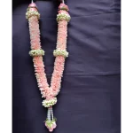Elegant Mogra and Rose- Ombre of Pink Varmala