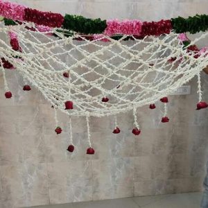 Bridal Floral Chaddar | Bride Entry | Shopshaadi