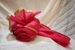 CP4- Pink Paisleys Chanderi Saafa - Image 2