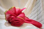 CP4- Pink Paisleys Chanderi Saafa - Image 3