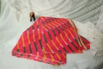 CBL16- Red Japipuri Print Cotton Saafa - Image 2