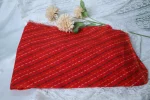 CBL14- Red Cotton Bandhani Printed Saafa - Image 2