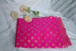 CP7- Pink Paisleys Chanderi Saafa - Image 2