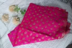 CP7- Pink Paisleys Chanderi Saafa - Image 3