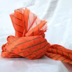 CBL11- Orange Rajasthani Leheriya Saafa