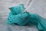 CP9- Blue Leheriya Chanderi Saafa