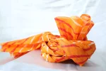 CBL12- Orange Rajasthani Leheriya Saafa