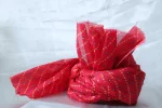 CBL13- Red Cotton Bandhani Saafa