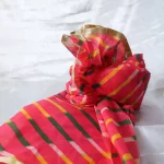 CBL16- Red Japipuri Print Cotton Saafa