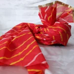 CBL17- Red Rajasthani Leheriya Saafa