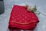 CBL1- Red Floral Cotton Bandhani Saafa - Image 3