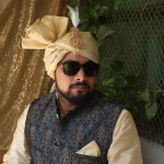 GS2- Solid Golden Groom Saafa