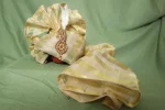 GS1- Beige Gingham Stripes Groom Saafa - Image 3