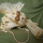 GS6- Ivory With Golden Motifs Groom Saafa
