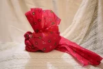 CBL7- Pink Bandhani  Cotton Saafa - Image 3