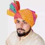 CBL2- Multi-Color Cotton Bandhani Saafa