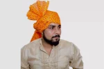 CBL3- Yellow Cotton Bandhani Saafa - Image 4