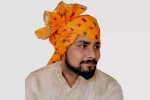 CBL5- Yellow Cotton Bandhani Saafa - Image 4