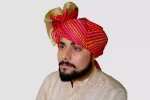 CBL6- Red Cotton Jaipuriya Style Saafa