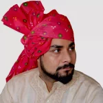 CBL7- Pink Bandhani  Cotton Saafa