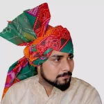 CBL8- Multi-Color Bandhani Cotton Saafa