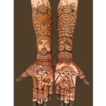 Traditional Mehendi Portraits and Face Designs