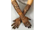 Heavy Traditional Mehendi Extravaganza - Front and Back Designs