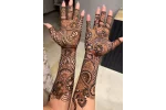 Heavy Traditional Front Hand Mehendi Designs - Image 2