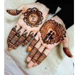 Traditional Groom Mehendi - Front and Back Designs