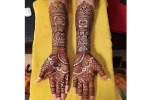 Heavy Traditional Front Hand Mehendi Designs - Image 7