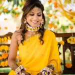 Artificial Flower Jewellery (WHITE O YELLOW)
