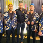 Formal Blue Designer Suit (Jacket and Pants) - Dhol Players