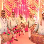 Formal White and Black  Designer Suit (Jacket and Pants) - Dhol Players