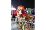 Single Decorated Ghodi with a Beautiful Umbrella holder for Wedding Baraat - Image 4