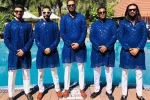 Floral Dream : Blue Traditional Attire : Punjabi Dhol Artists - Image 2