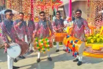 Multi-color Trendy Traditonal Kurta Pyjama - Punjabi Dhol Players