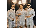 Multi-color Trendy Traditonal Kurta Pyjama - Punjabi Dhol Players - Image 2