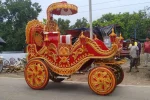 Two decorated Ghodi with Baggi (Horse cariage) - Image 4