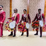 Formal Red Designers Suit (Jacket and Pants) - Dhol Players