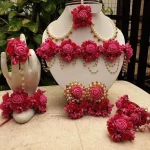 Artificial Handmade Jewellery Set (RED)